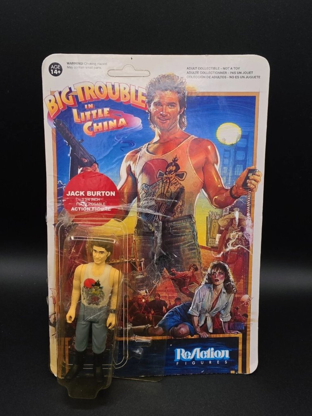 Funko ReAction Big Trouble in Little China Jack Burton Figure No Accessory